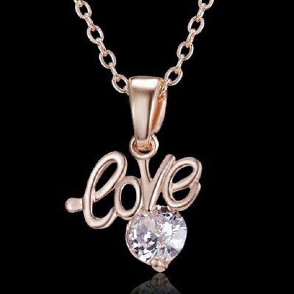 Love Crystal Necklace